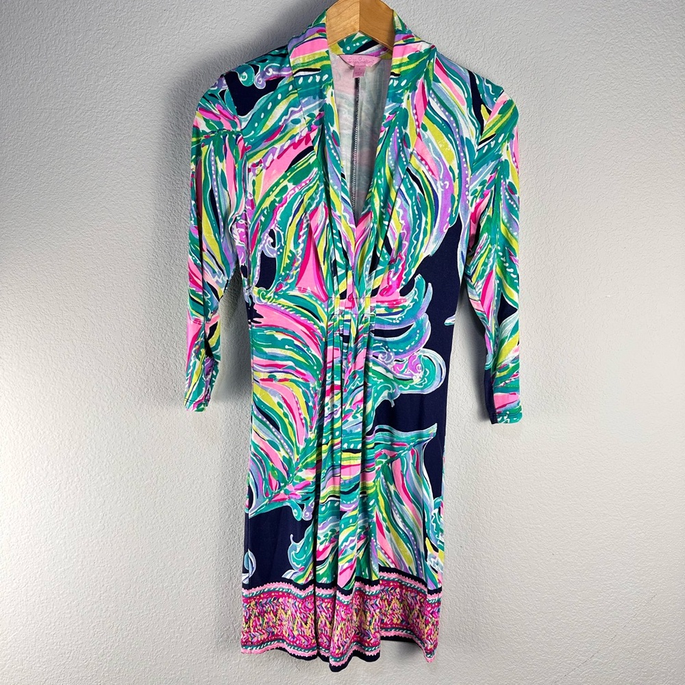 Lilly Pulitzer Margate Don’t Leave Me Hanging Dress Sz S